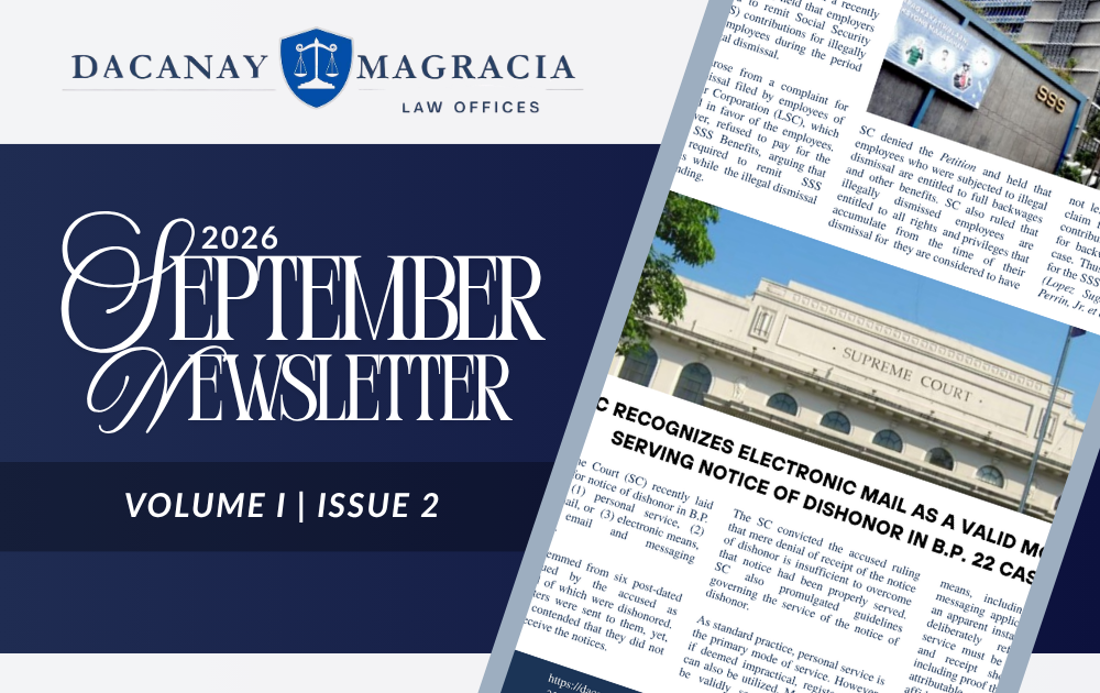 Newsletter – September 2026 Issue